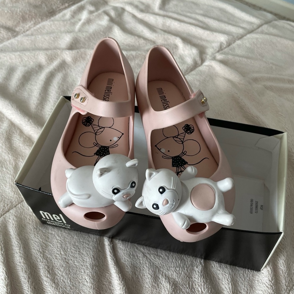Mel by Melissa girls Cat shoes size 10